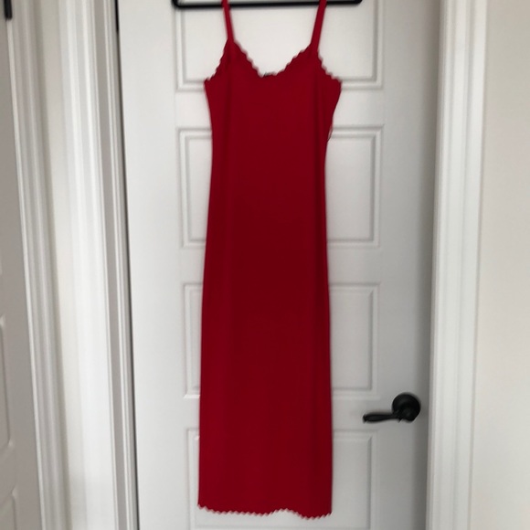 Red Midi Dress - Picture 4 of 4